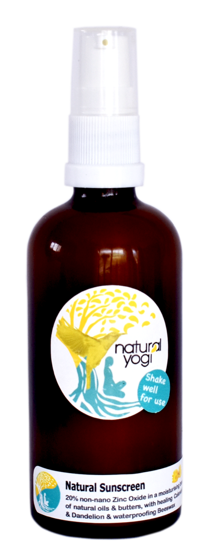 Natural Sunscreen (Glass Pump Bottle) 100ml